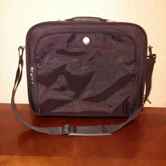 Dell Deluxe Professional Laptop Shoulder & Handle Carry Bag w/Briefcase Pockets - Picture 1 of 11